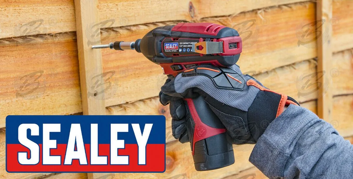 SEALEY 12V 3/8" DRIVE CORDLESS COMBO KIT ( DRILL - RATCHET WRENCH - IMPACT WRENCH - IMPACT DRIVER )