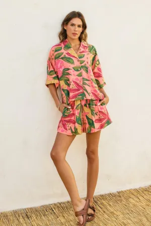 SET FLORAL SHORTS