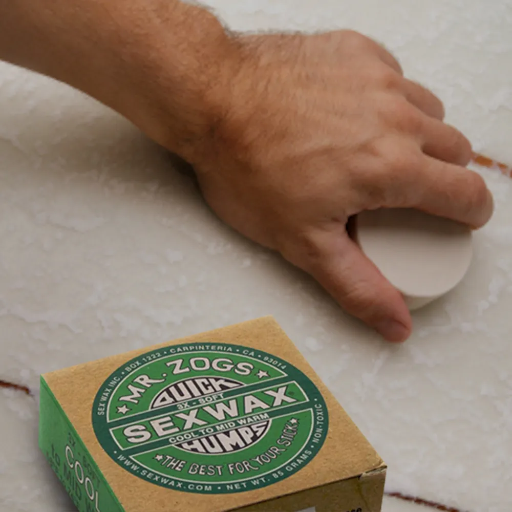 Sex Wax Quick Humps Surf Wax - Cool x 3