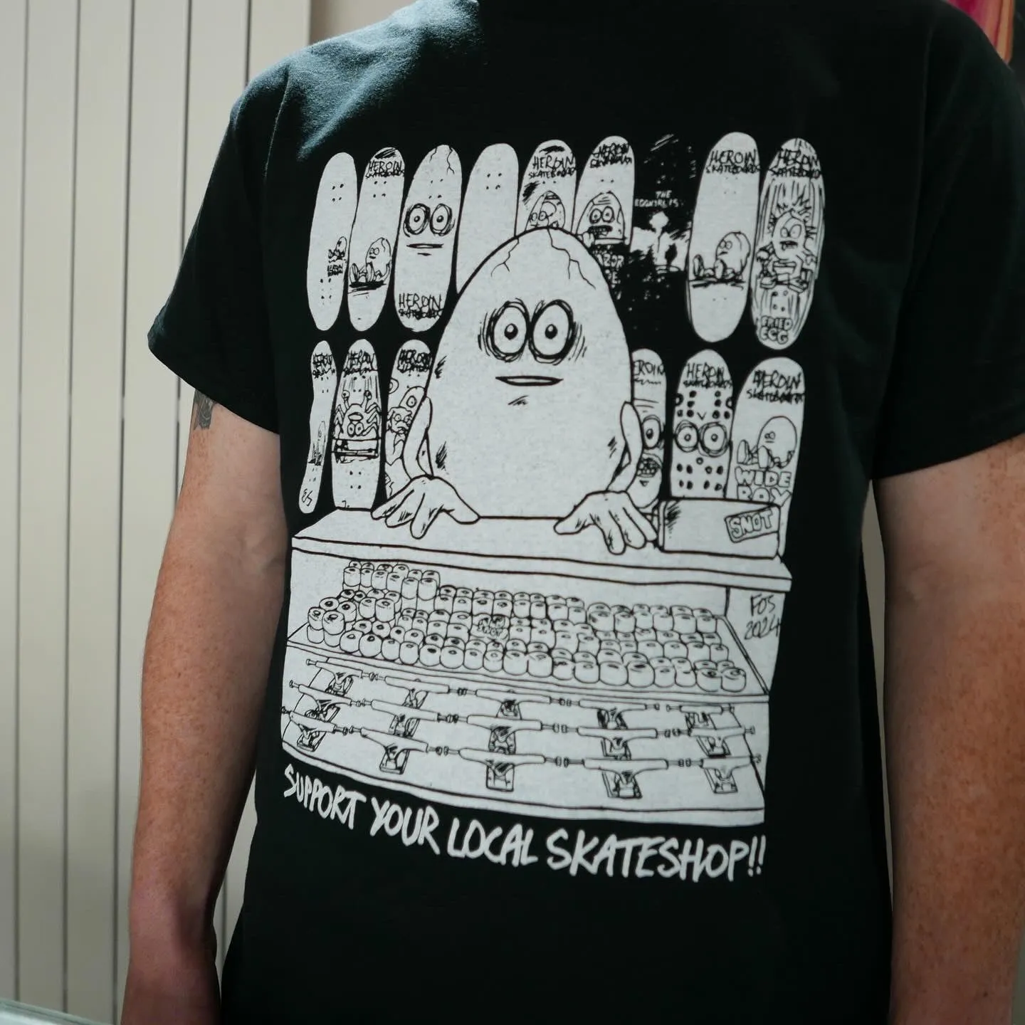 Skate Shop Day 2024 FOS Tee - Black