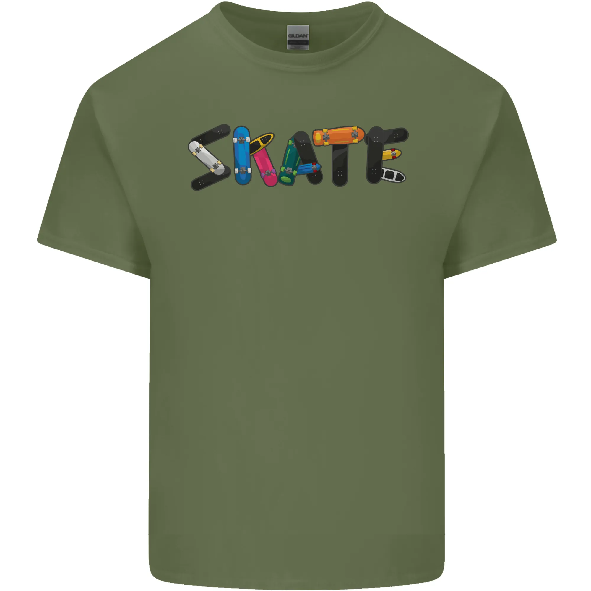 Skate Skateboard Skateboarding Mens Light Cotton T-Shirt