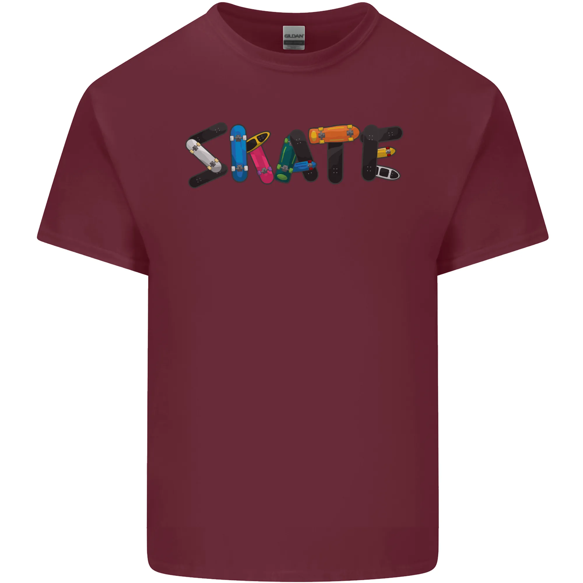 Skate Skateboard Skateboarding Mens Light Cotton T-Shirt