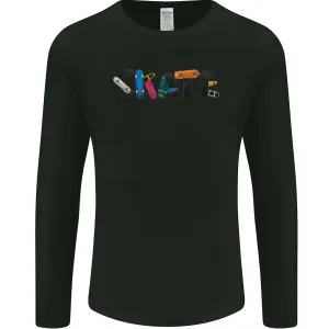 Skate Skateboard Skateboarding Mens Long Sleeve T-Shirt