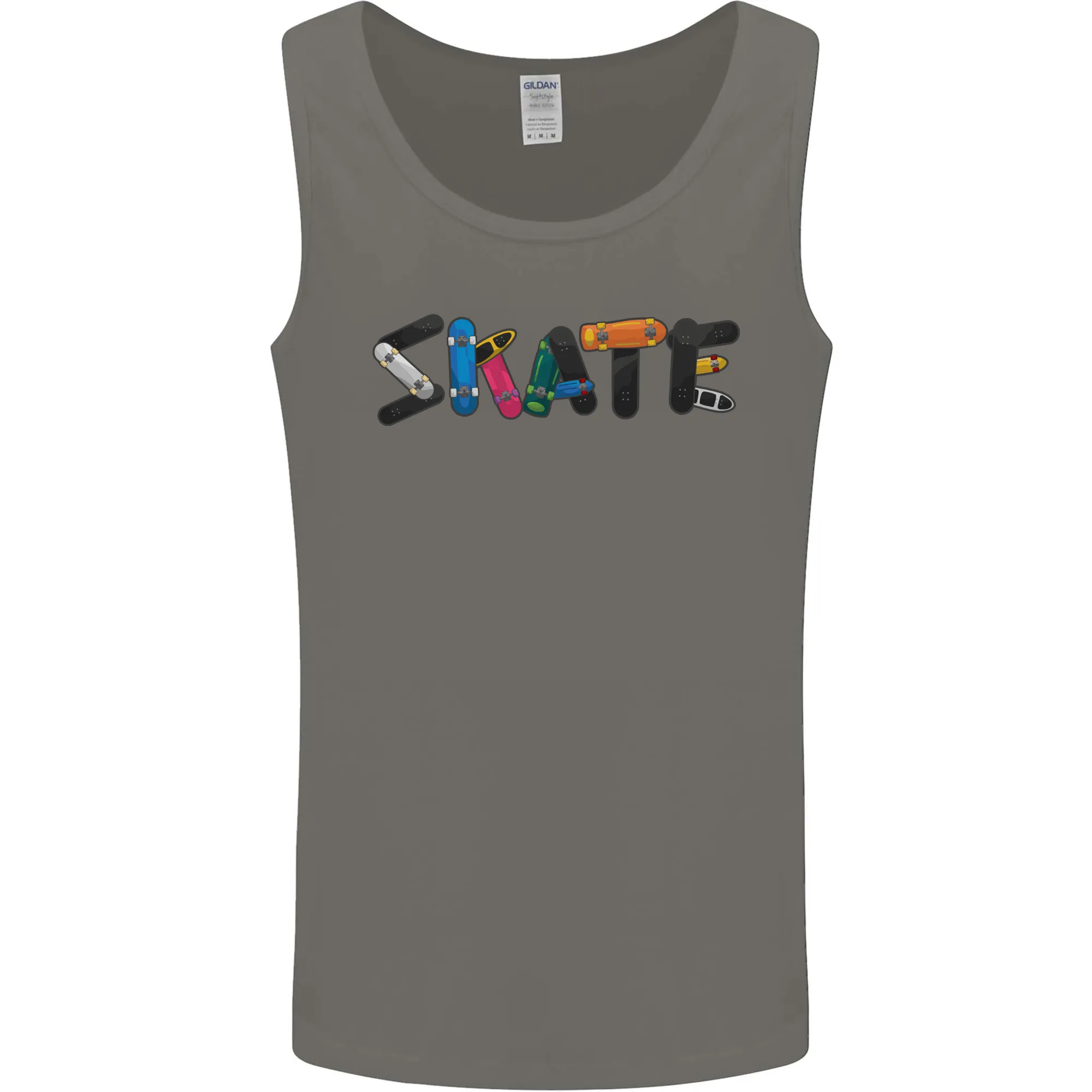 Skate Skateboard Skateboarding Mens Vest Tank Top