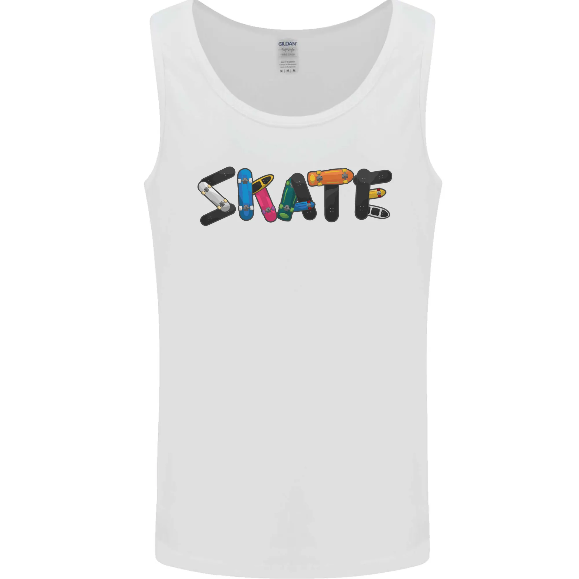 Skate Skateboard Skateboarding Mens Vest Tank Top