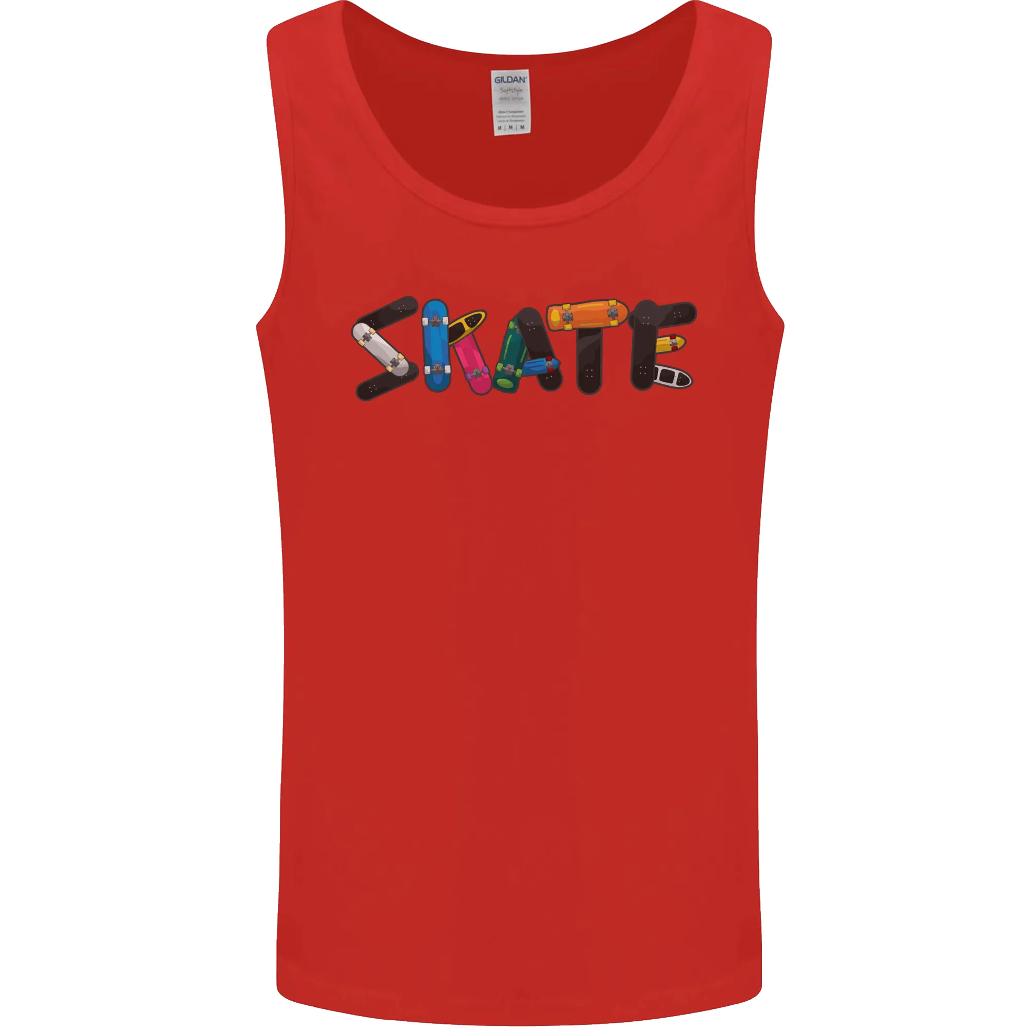 Skate Skateboard Skateboarding Mens Vest Tank Top