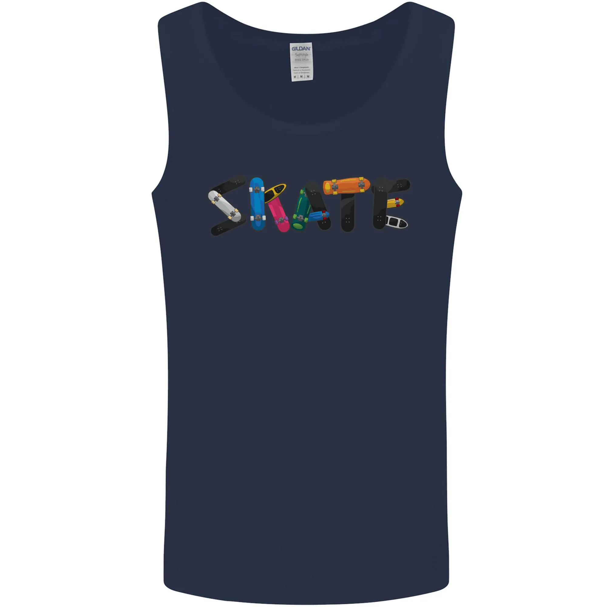 Skate Skateboard Skateboarding Mens Vest Tank Top