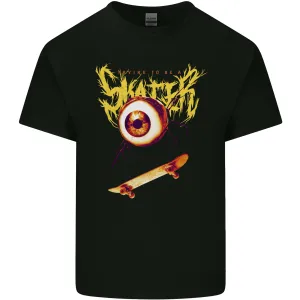 Skater Eye Skateboarding Skateboard Mens Light Cotton T-Shirt