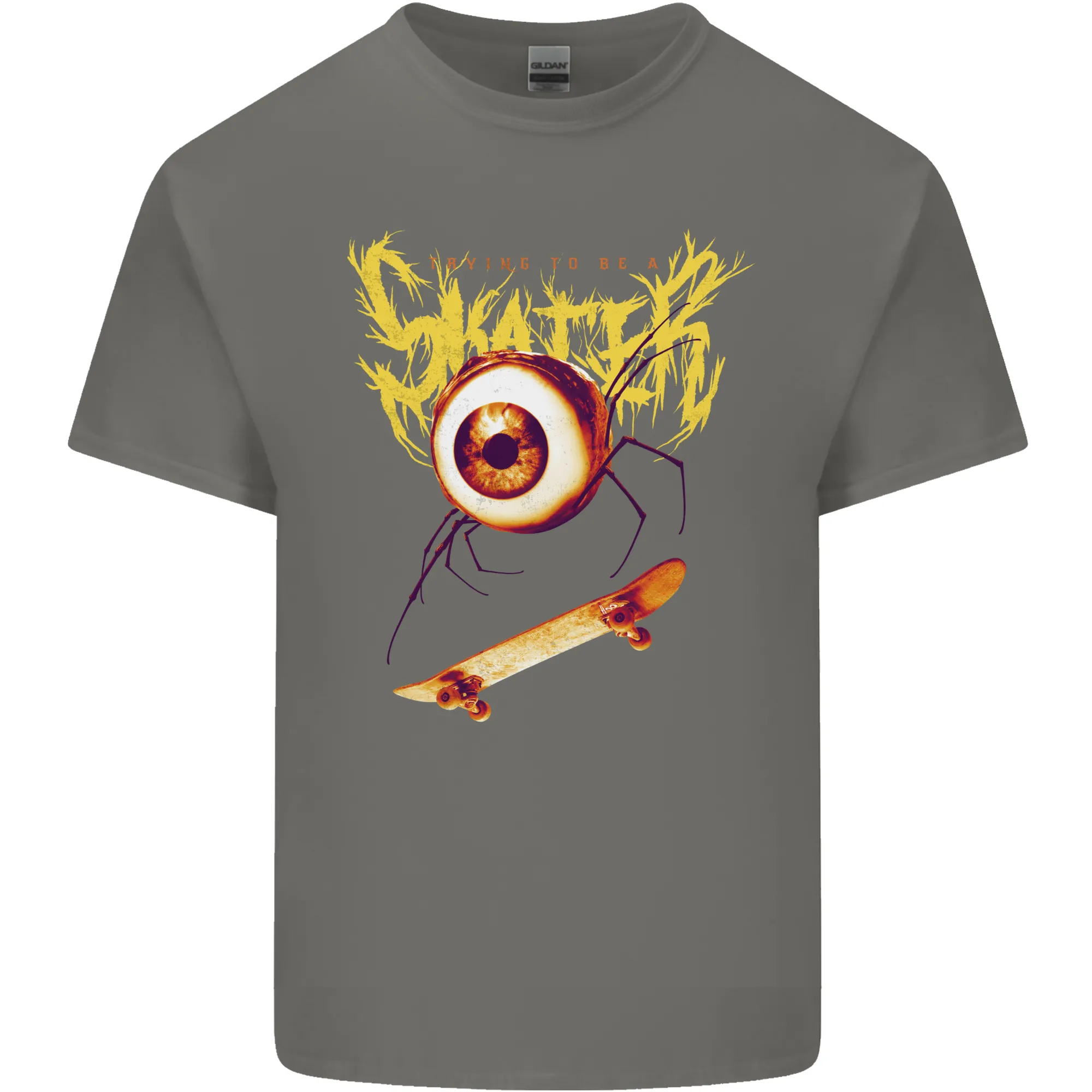 Skater Eye Skateboarding Skateboard Mens Light Cotton T-Shirt