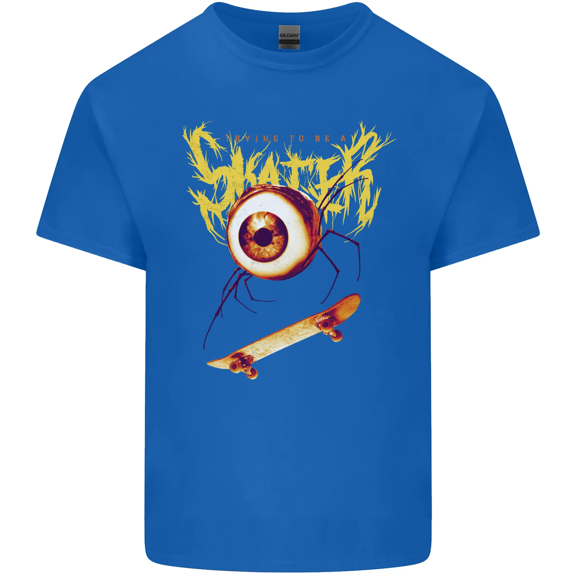 Skater Eye Skateboarding Skateboard Mens Light Cotton T-Shirt