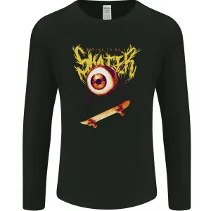 Skater Eye Skateboarding Skateboard Mens Long Sleeve T-Shirt