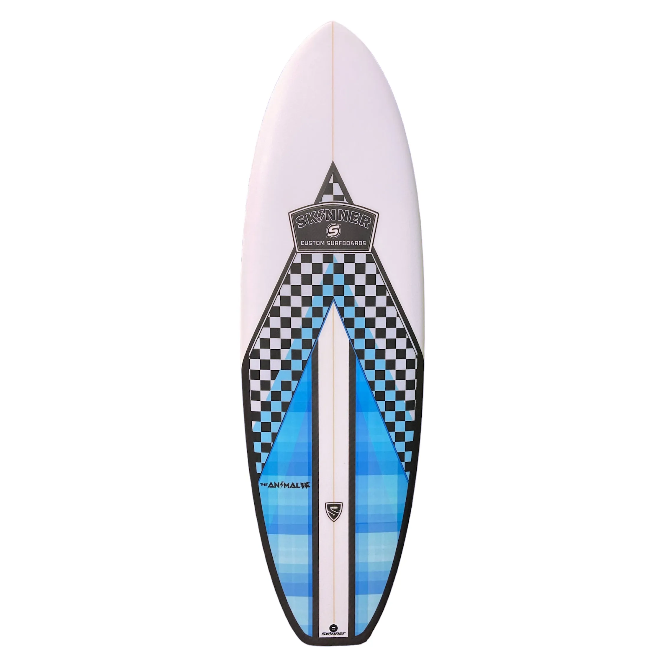 Skinner The Animal 5'10 x 21.45" x 40.2 Liters 5 FCS fins Epoxy Surfboard