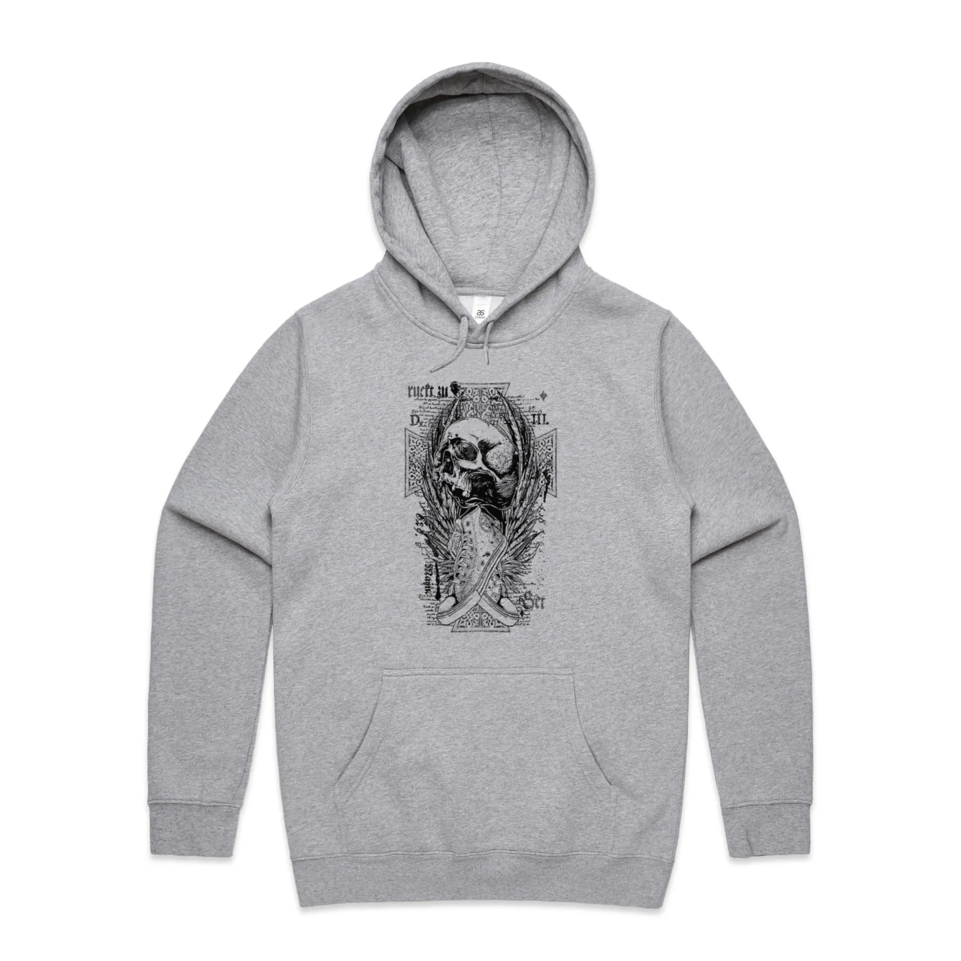 Skull and Cross Shoes – Men's Hooded Sweatshirt