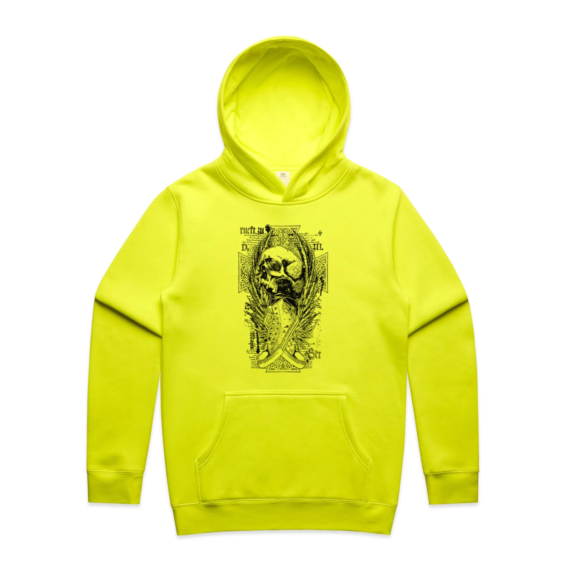 Skull and Cross Shoes – Men's Hooded Sweatshirt