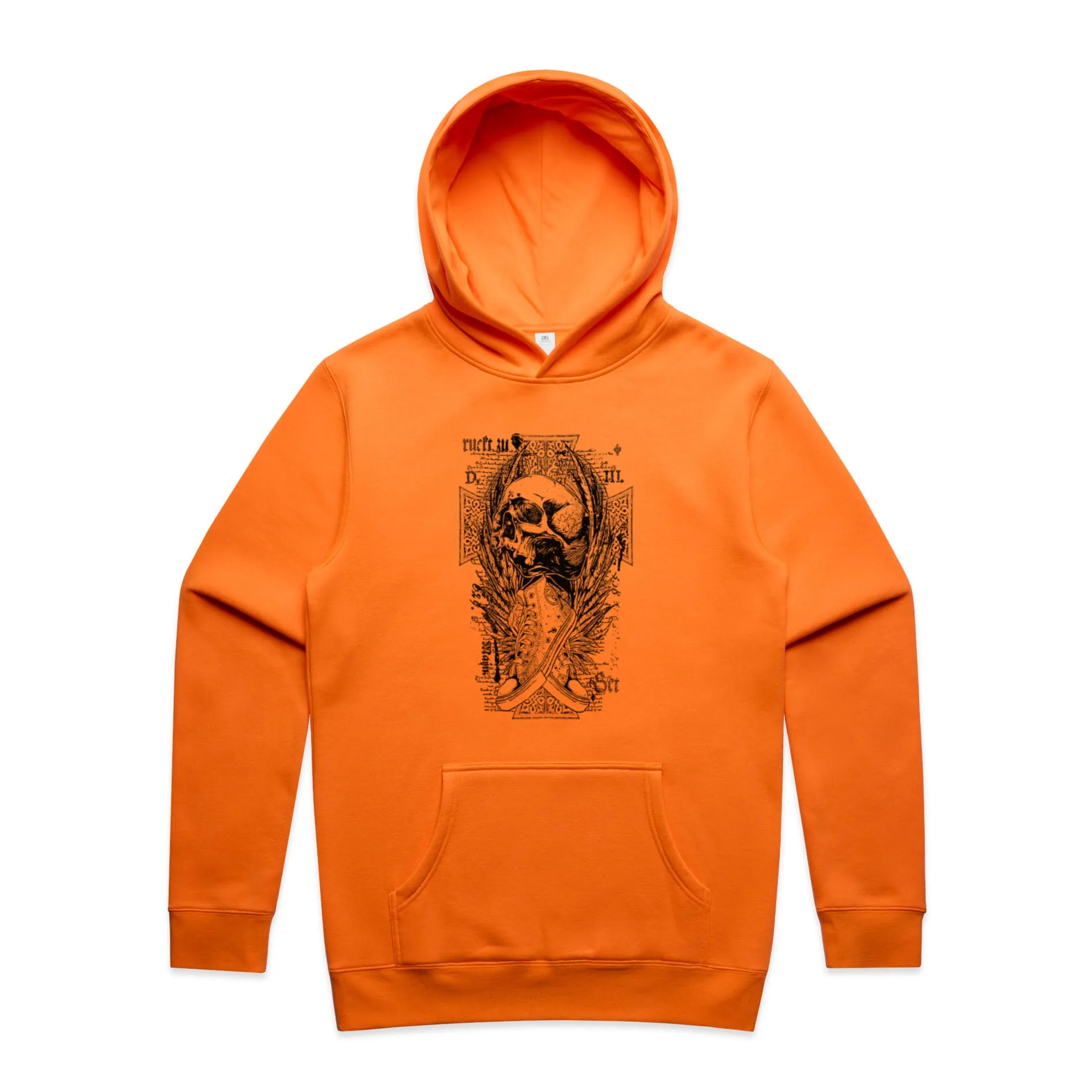 Skull and Cross Shoes – Men's Hooded Sweatshirt