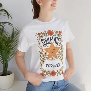 Soulmates Forever Cotton Tee Jersey Short Sleeve