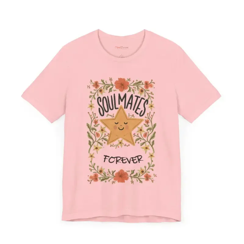 Soulmates Forever Cotton Tee Jersey Short Sleeve