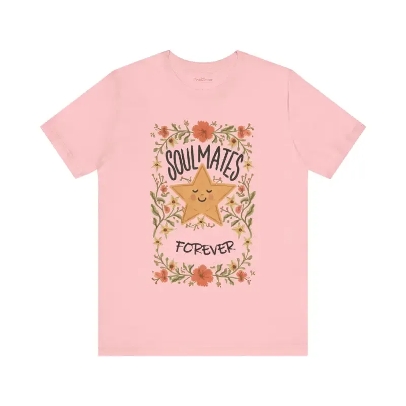 Soulmates Forever Cotton Tee Jersey Short Sleeve