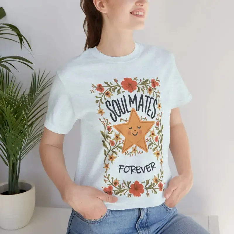 Soulmates Forever Cotton Tee Jersey Short Sleeve