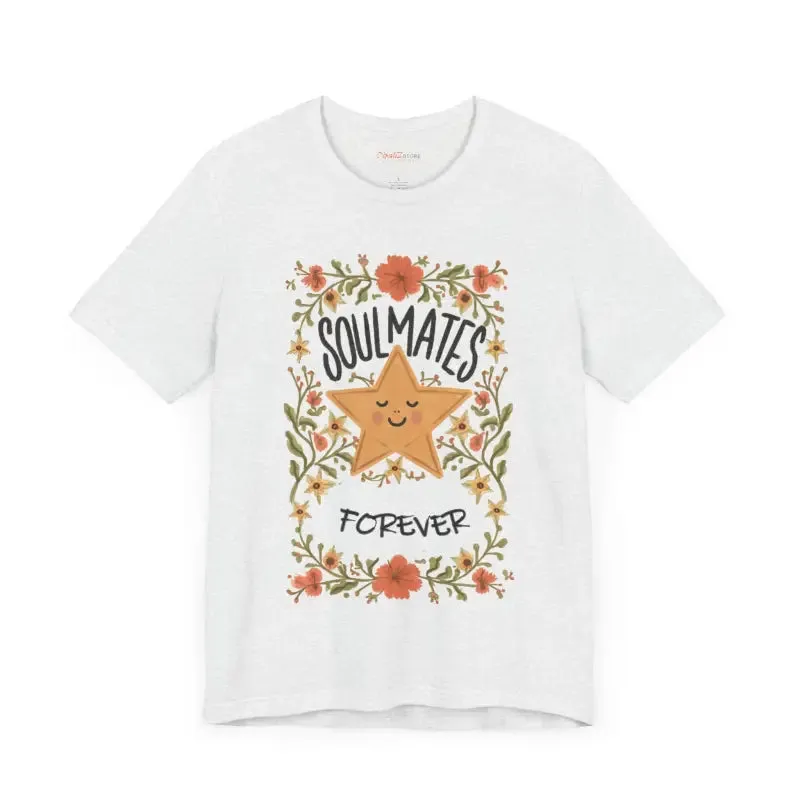 Soulmates Forever Cotton Tee Jersey Short Sleeve