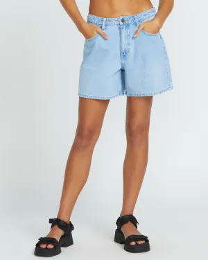 Stoned Boyfriend Short - BLUE BIRD