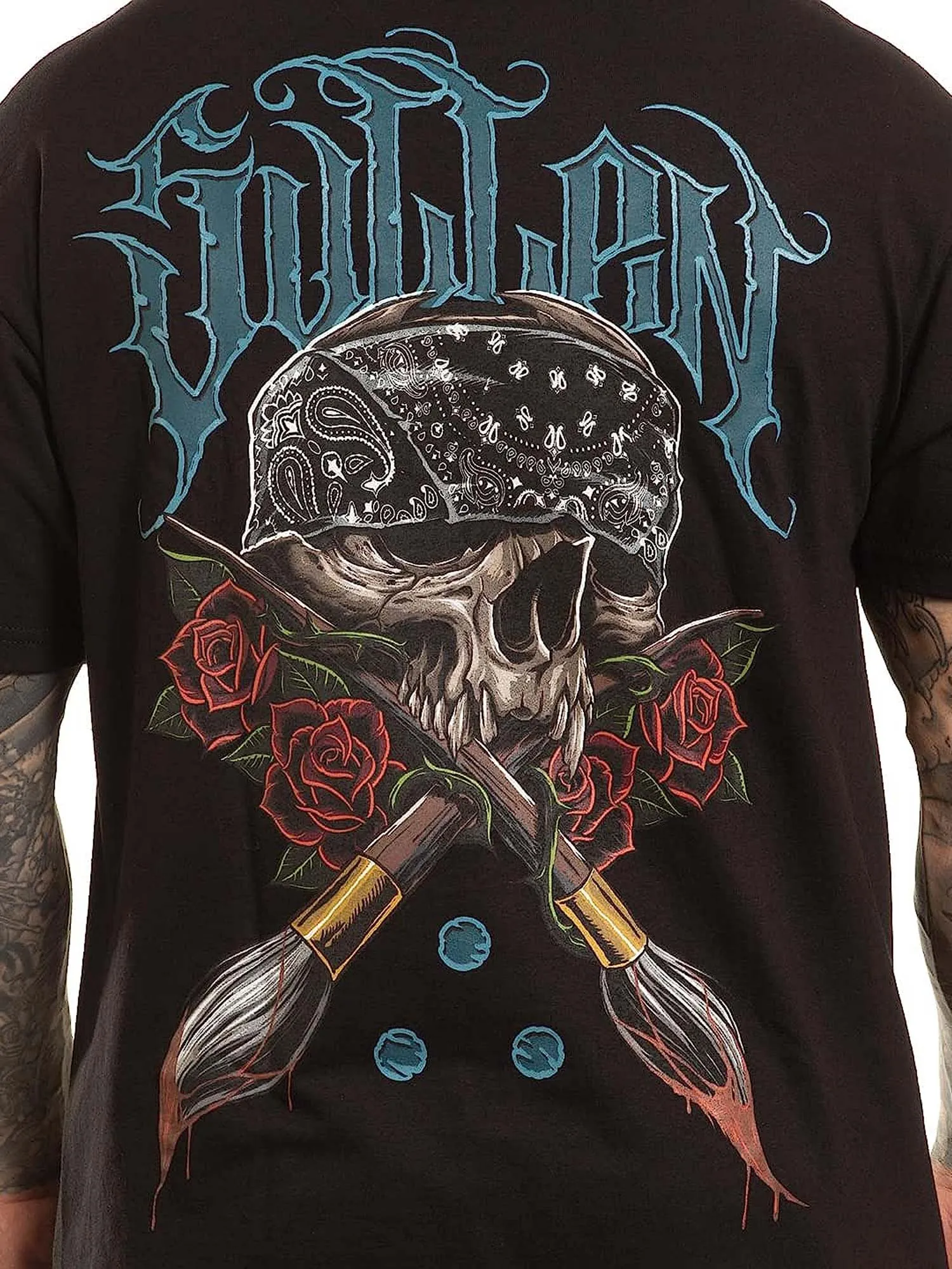 Sullen Men's Bandana Badge Short Sleeve Standard T-shirt