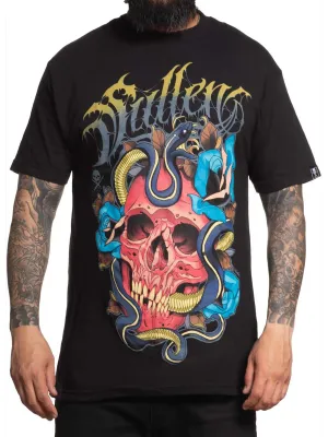 Sullen Men's Red Skull Short Sleeve Standard Tee