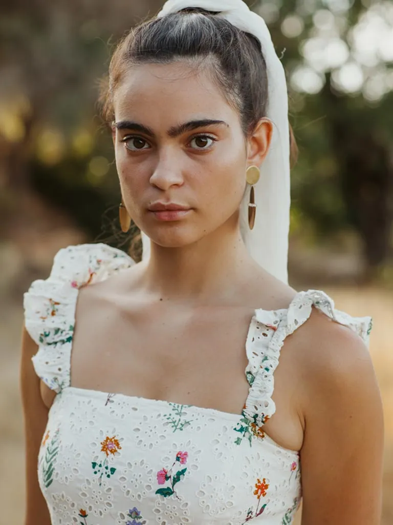Summer Herbs Picnic Dress
