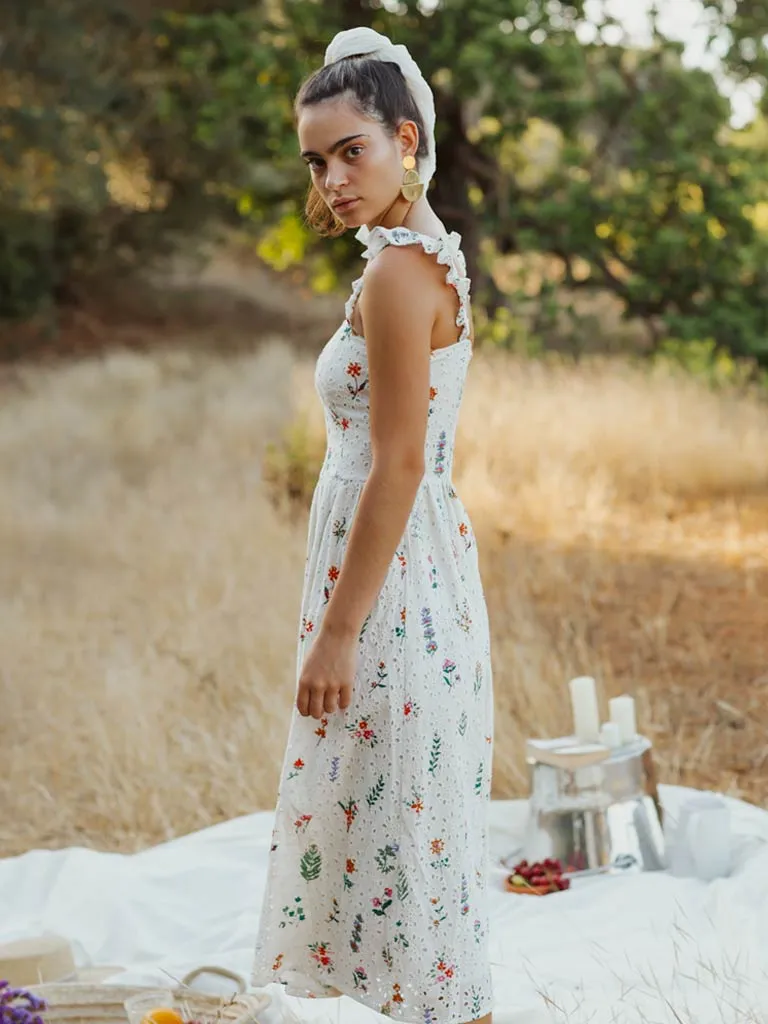 Summer Herbs Picnic Dress