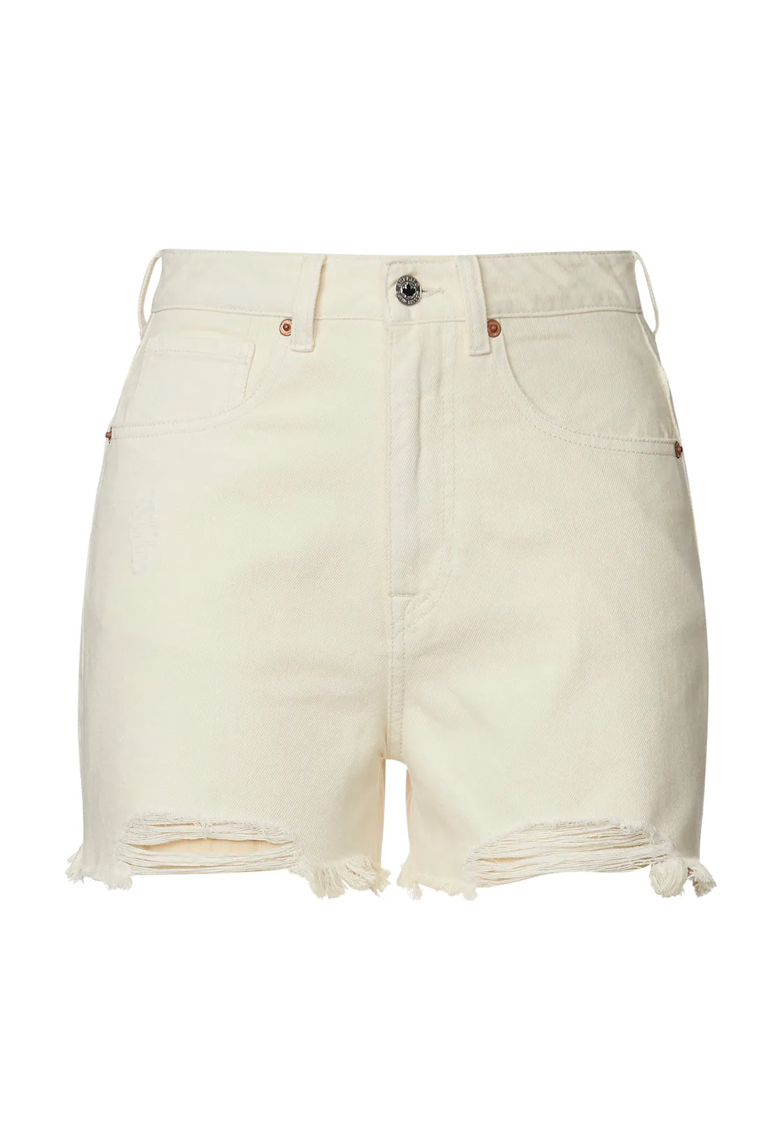 Super High Rise Joanna Frayed Shorts - BL15913