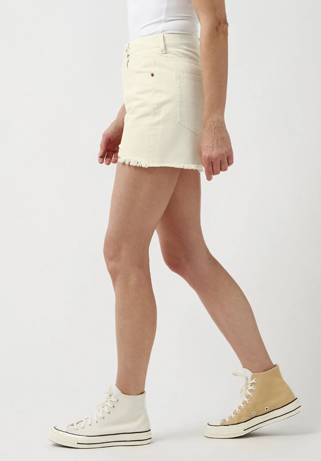 Super High Rise Joanna Frayed Shorts - BL15913