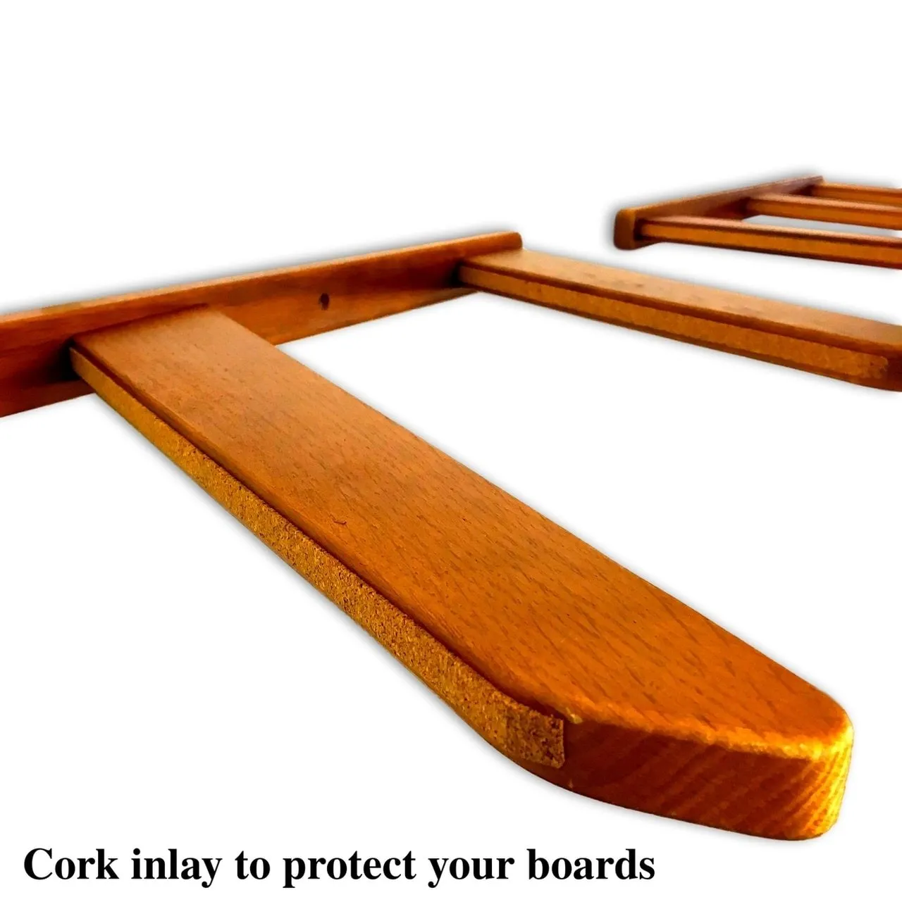 Surfboard Wall Rack - Wooden Vertical Quad by Spire