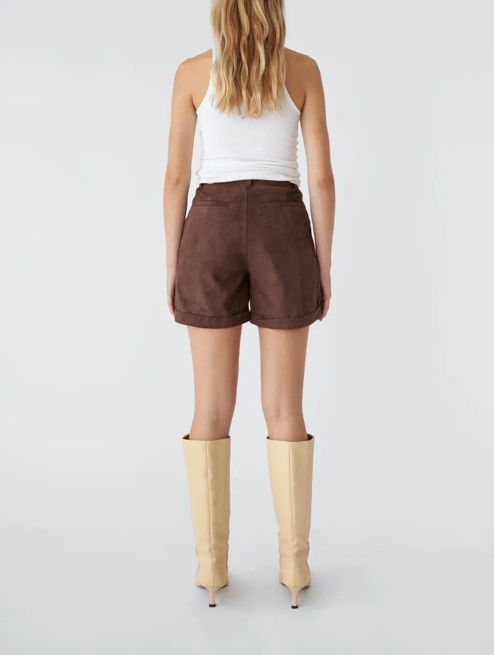 SUZY SUEDE SHORTS