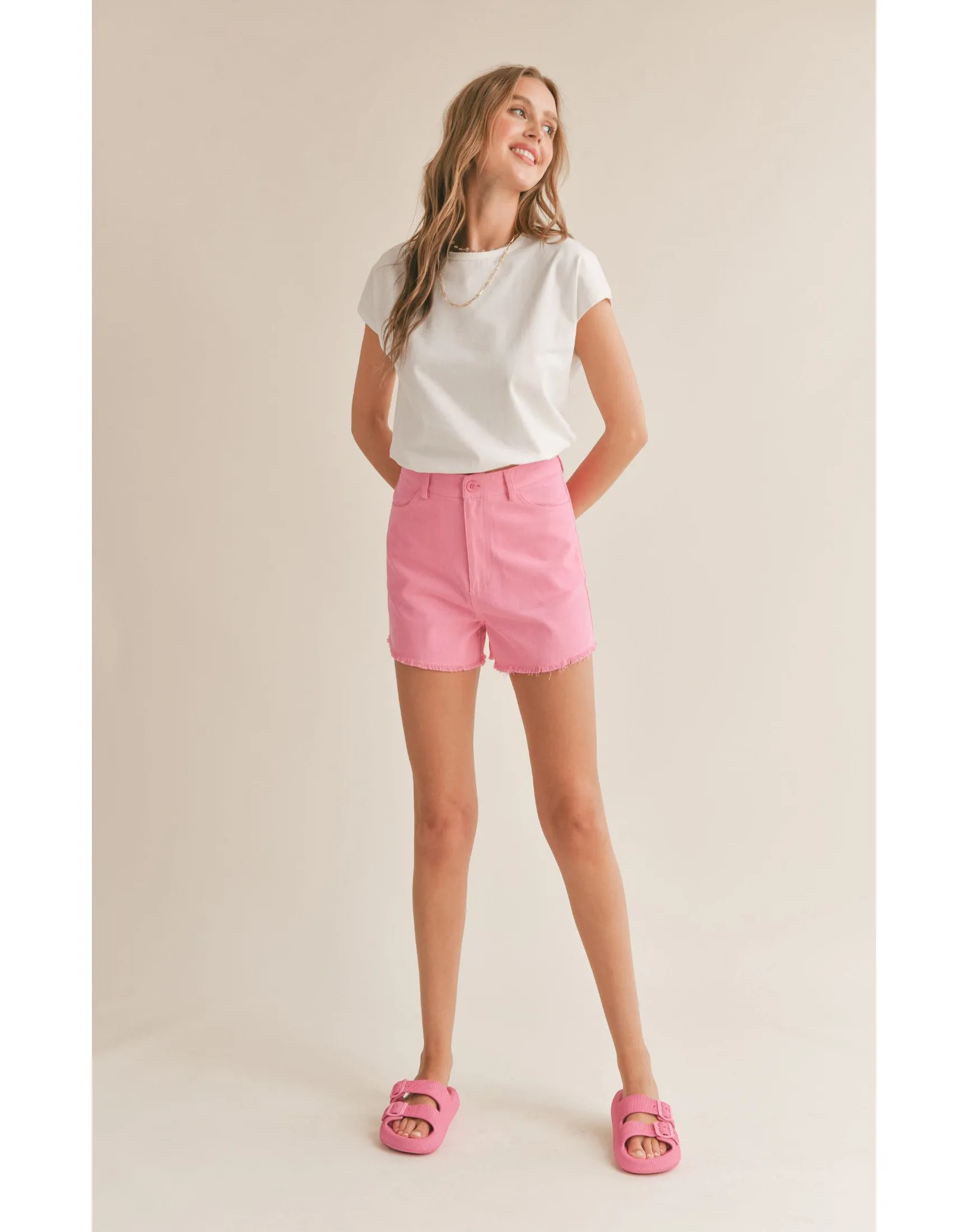 Sweet Pea Denim Shorts