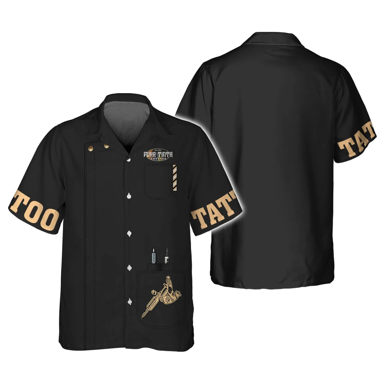 Tattoo 3D Printed Hoodie T Shirt [Non Workwear]