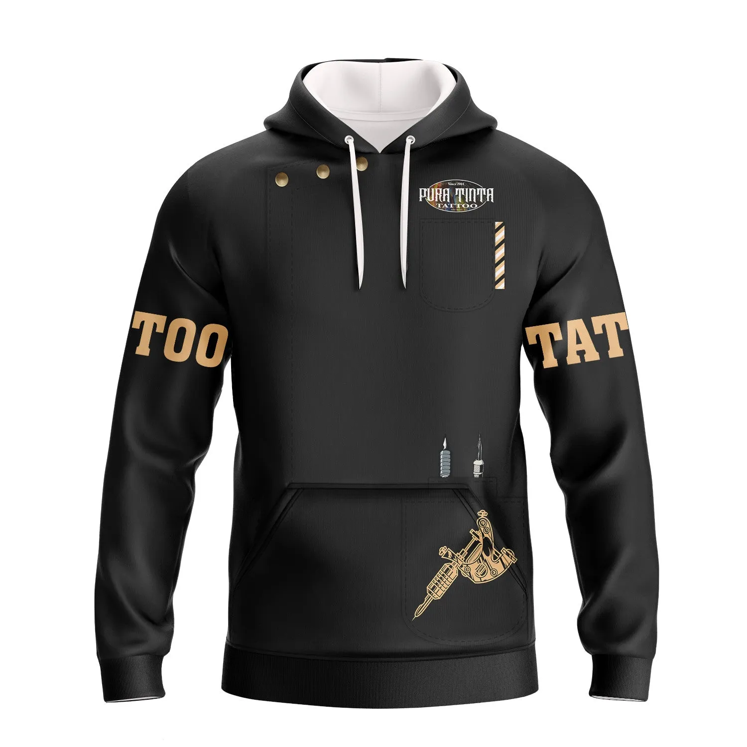 Tattoo 3D Printed Hoodie T Shirt [Non Workwear]