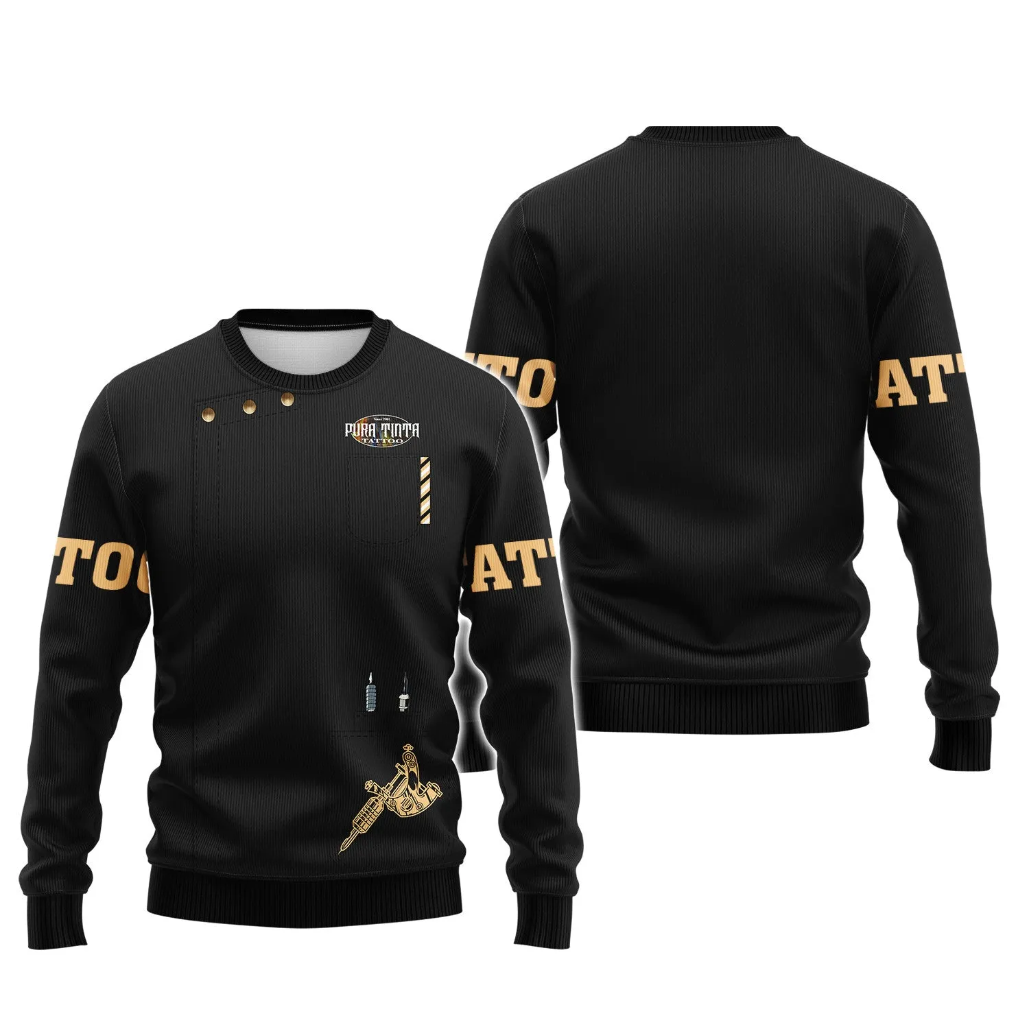Tattoo 3D Printed Hoodie T Shirt [Non Workwear]