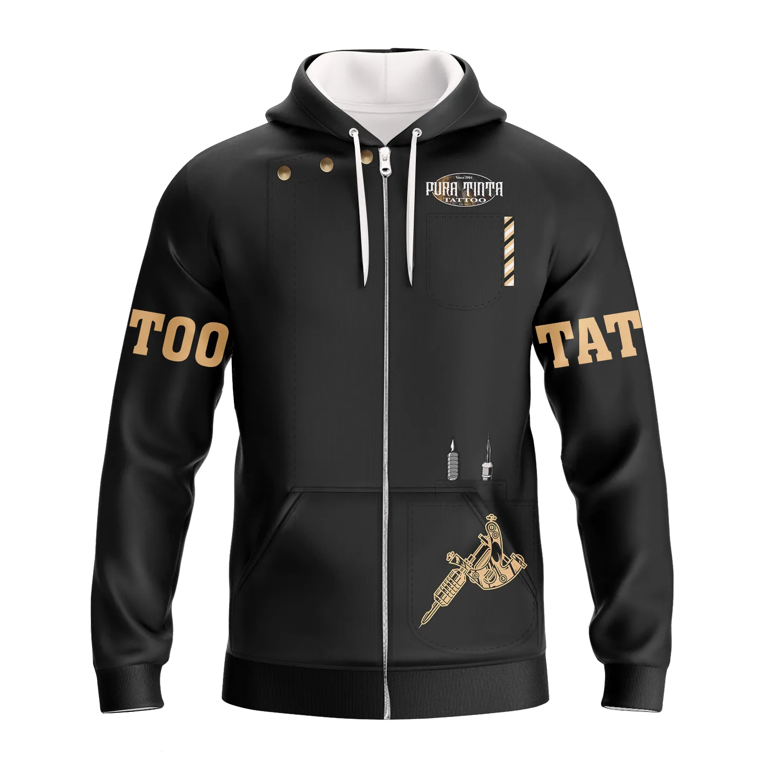 Tattoo 3D Printed Hoodie T Shirt [Non Workwear]