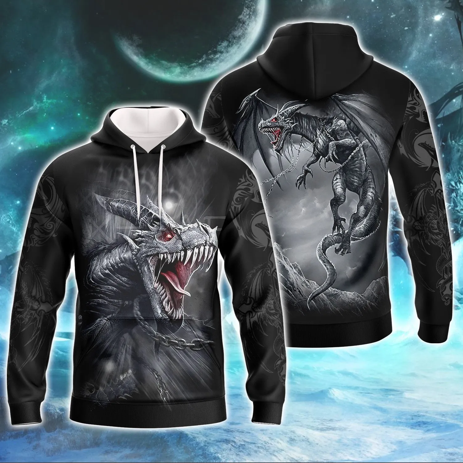 Tattoo And Dungeon Dragon 3D Full Print Shirts
