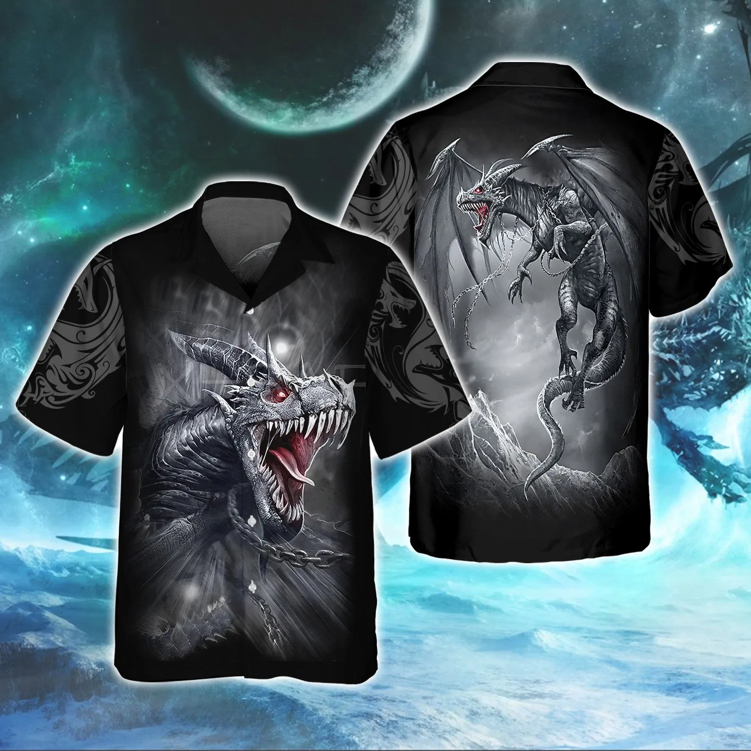 Tattoo And Dungeon Dragon 3D Full Print Shirts