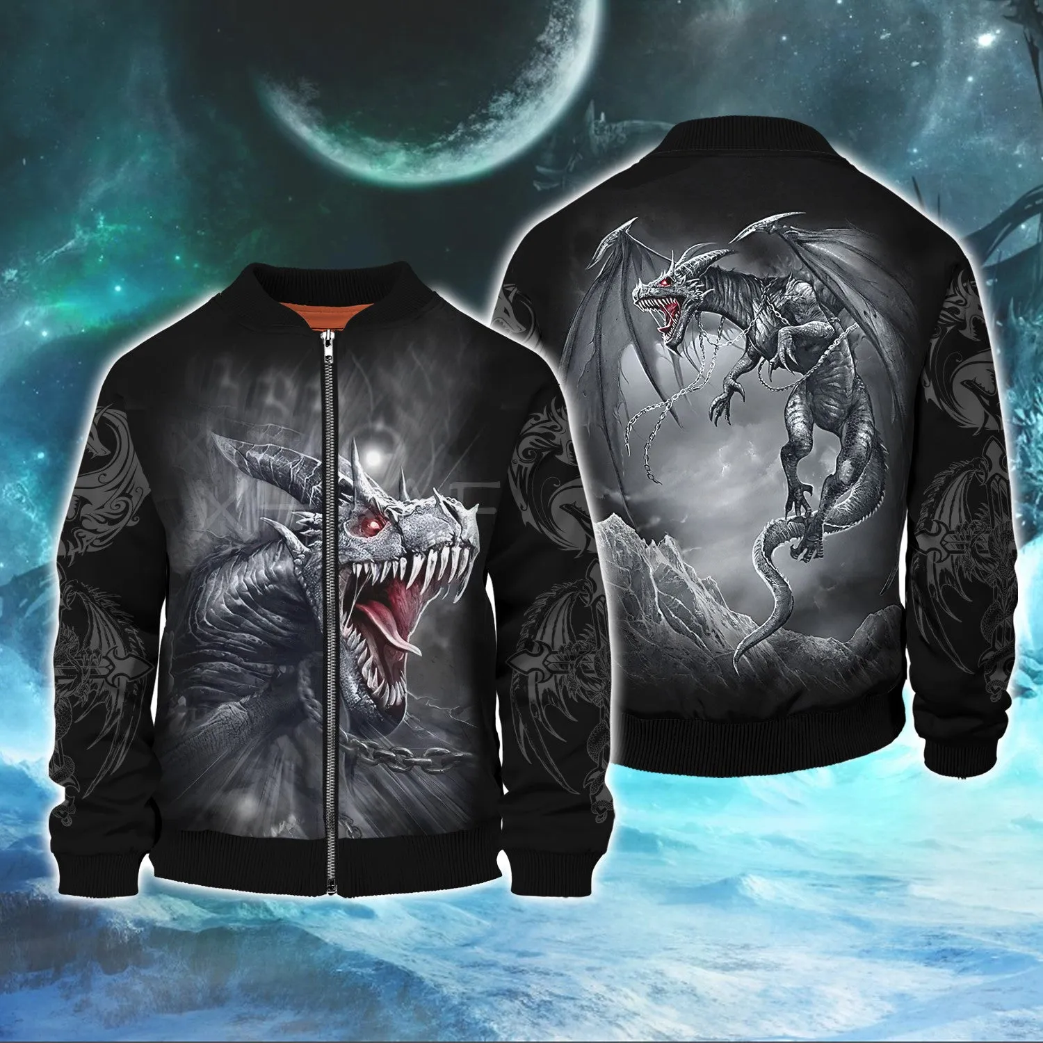 Tattoo And Dungeon Dragon 3D Full Print Shirts
