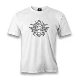 Tattoo - Flower Men's White Tshirt