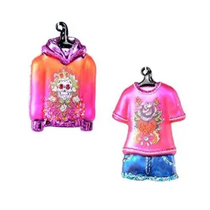 Tattoo Shirts Hanging Ornaments (Set/2)