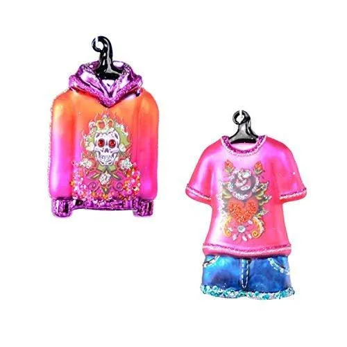 Tattoo Shirts Hanging Ornaments (Set/2)