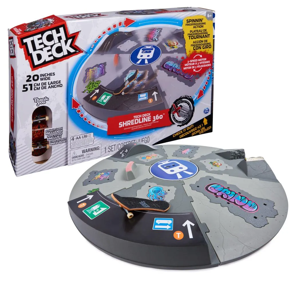 TECH DECK: Shredline 360 Motorized Skate Park