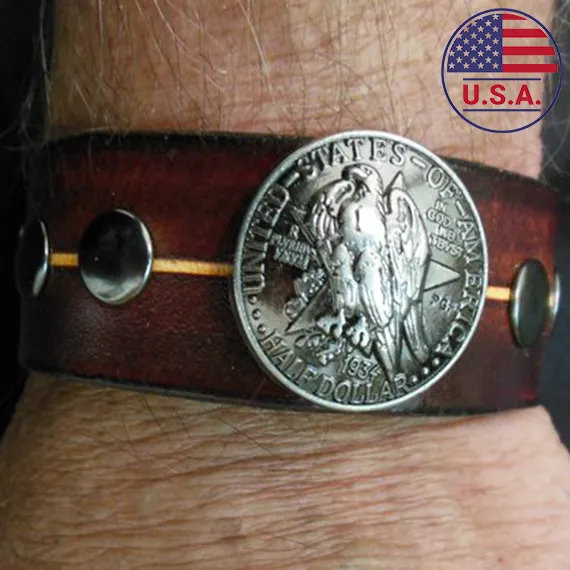 Texas Bicentennial Coin Cuff