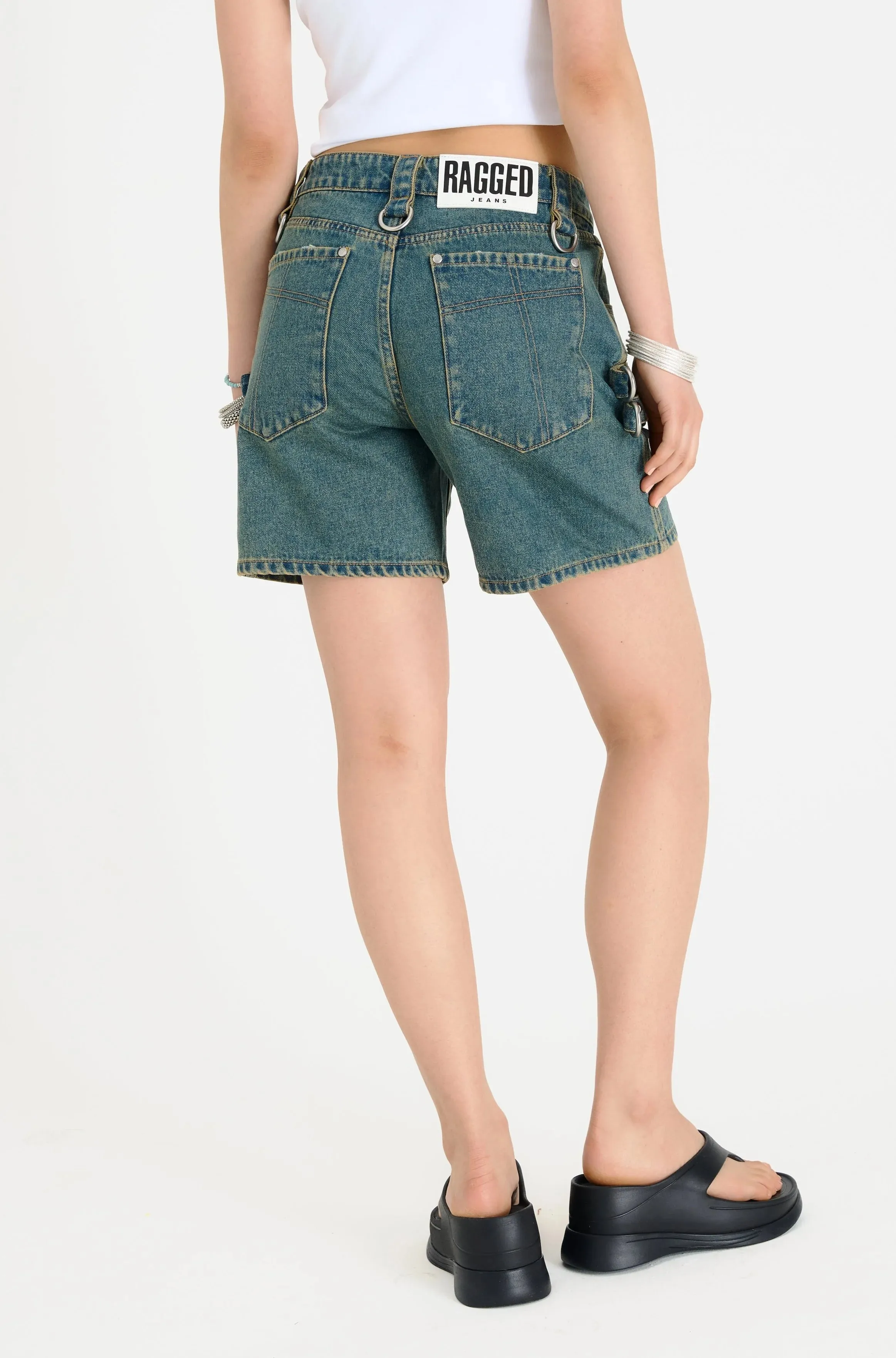 The Ragged Priest Dirty Wash Bondage Dad Shorts