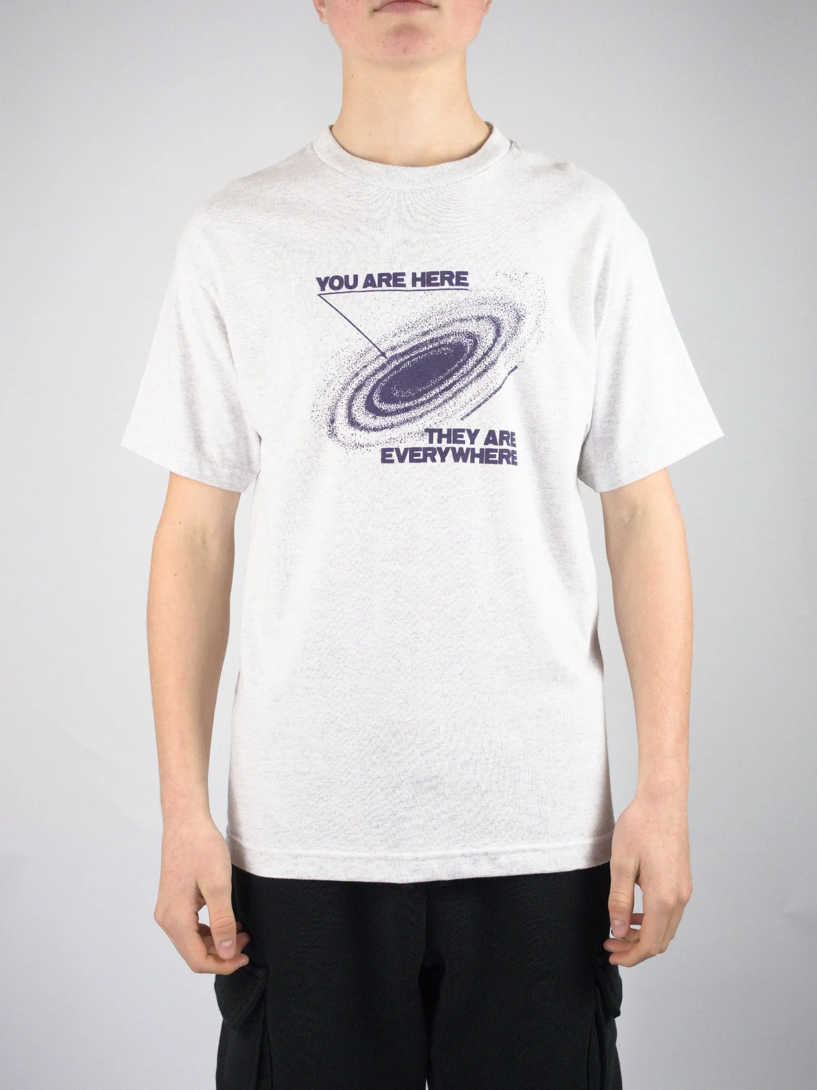 Theories of Atlantis - 'You Are Here' Tee Shirt - Heather Grey