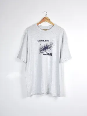 Theories of Atlantis - 'You Are Here' Tee Shirt - Heather Grey