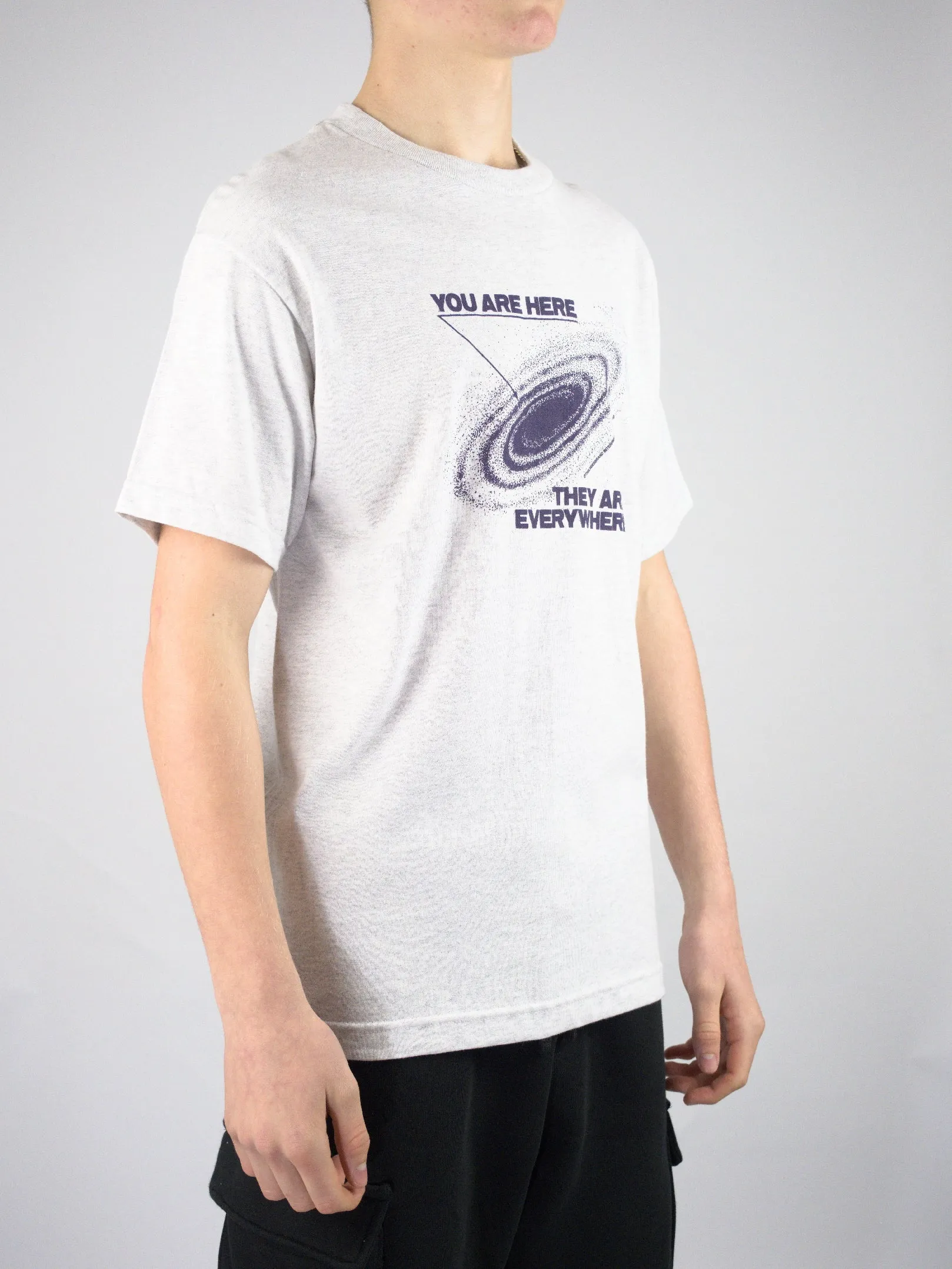 Theories of Atlantis - 'You Are Here' Tee Shirt - Heather Grey